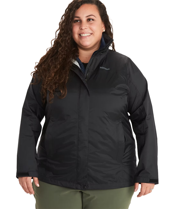 Buy Marmot Women s Precip Eco Shell Plus Size Rain Jacket Black 3X Online Plus Outdoor
