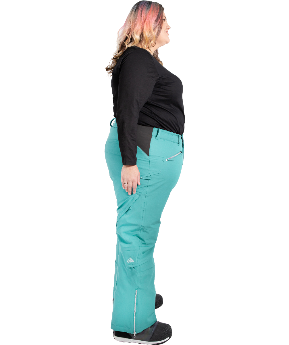 Nobody's Princess Zali Pants Aqua Regular Length Size 24