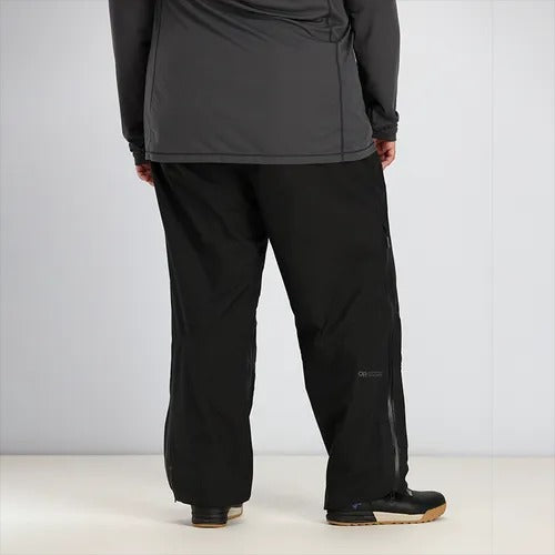 Outdoor Research Aspire Goretex Women's Plus Size Rain Shell Pants Black Size USA 4X