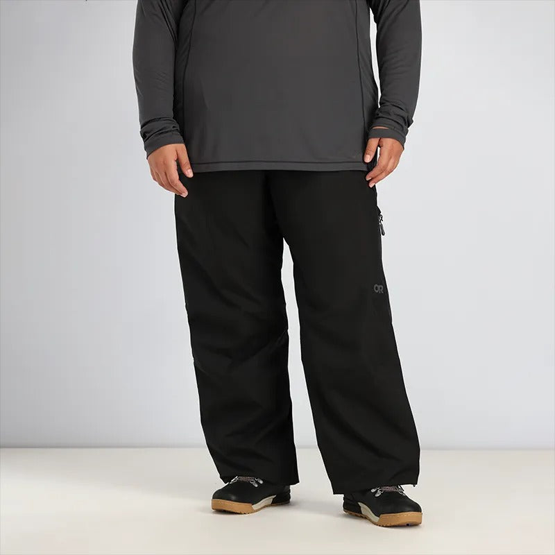 Outdoor Research Aspire Goretex Women's Plus Size Rain Shell Pants Black Size USA 4X