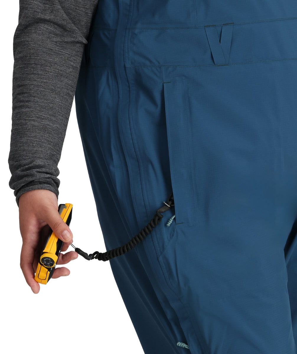 Outdoor Research Carbide Women's Plus Size Bibs Shell Pants Harbor Sizes 2X-4X