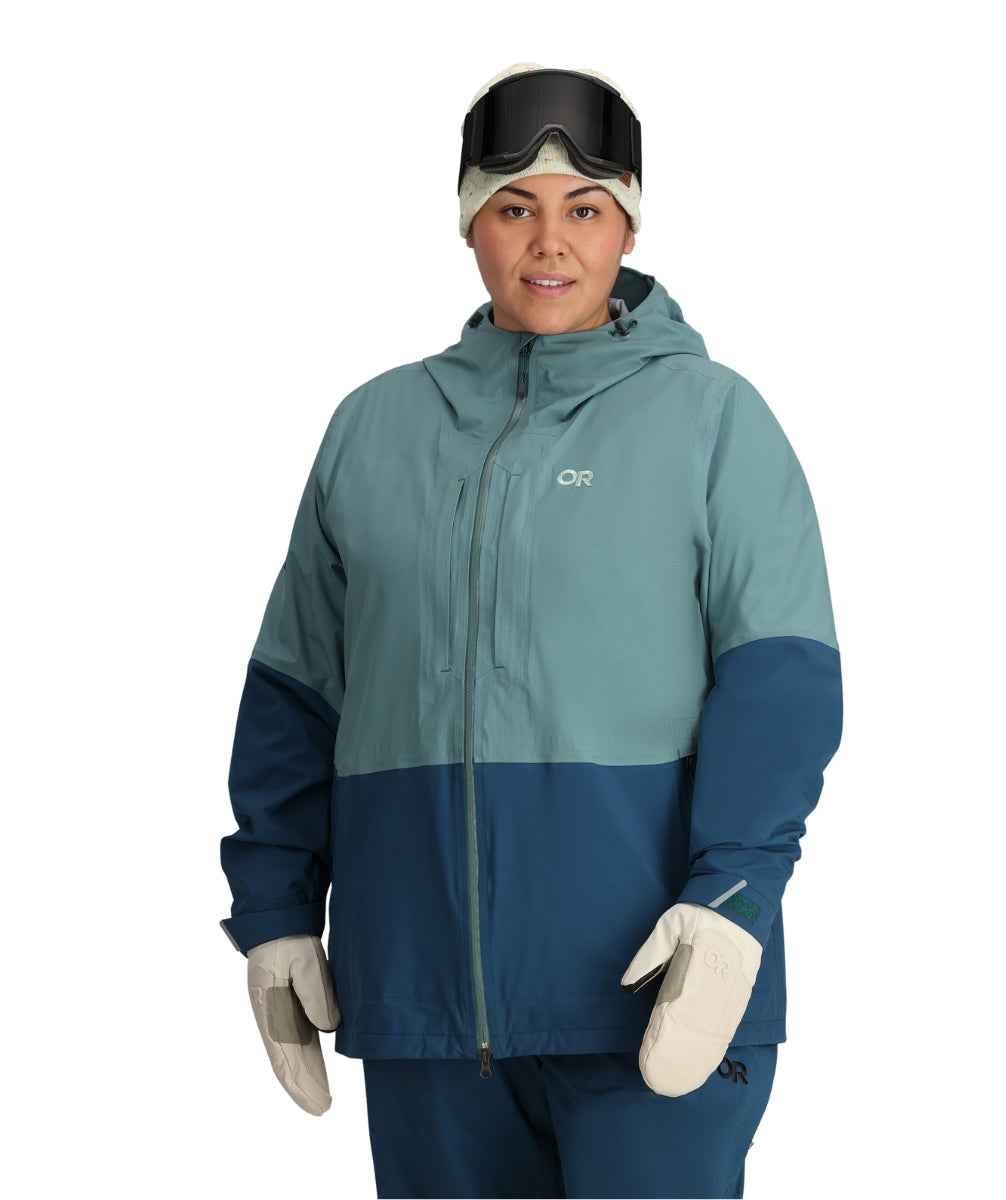 Outdoor Research Carbide Womens Plus Size Shell Jacket Neptune USA Size 4X