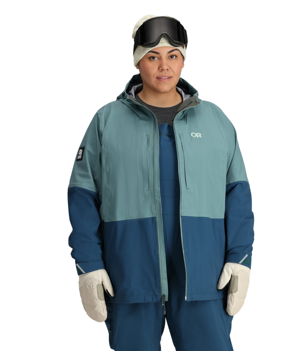 Outdoor Research Carbide Womens Plus Size Shell Jacket Neptune USA Size 4X