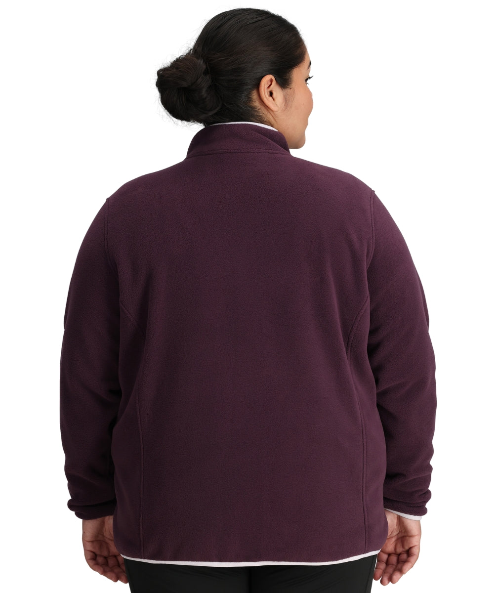 Outdoor Research Polartec 200 Women's Plus Size Fleece Jacket Amethyst 1X-3X