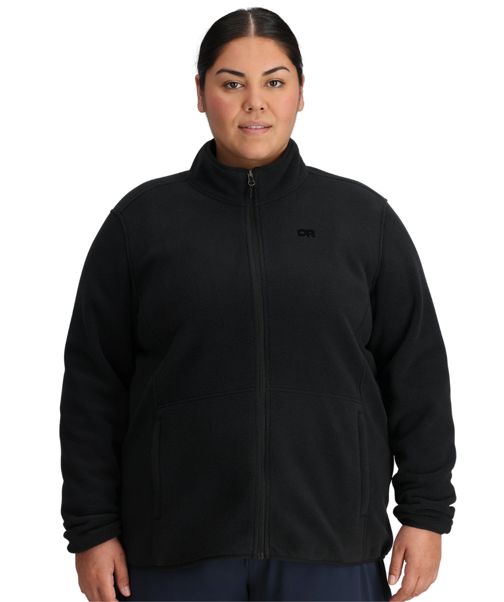 Outdoor Research Polartec 200 Women's Plus Size Fleece Jacket Black Sizes 1X-3X