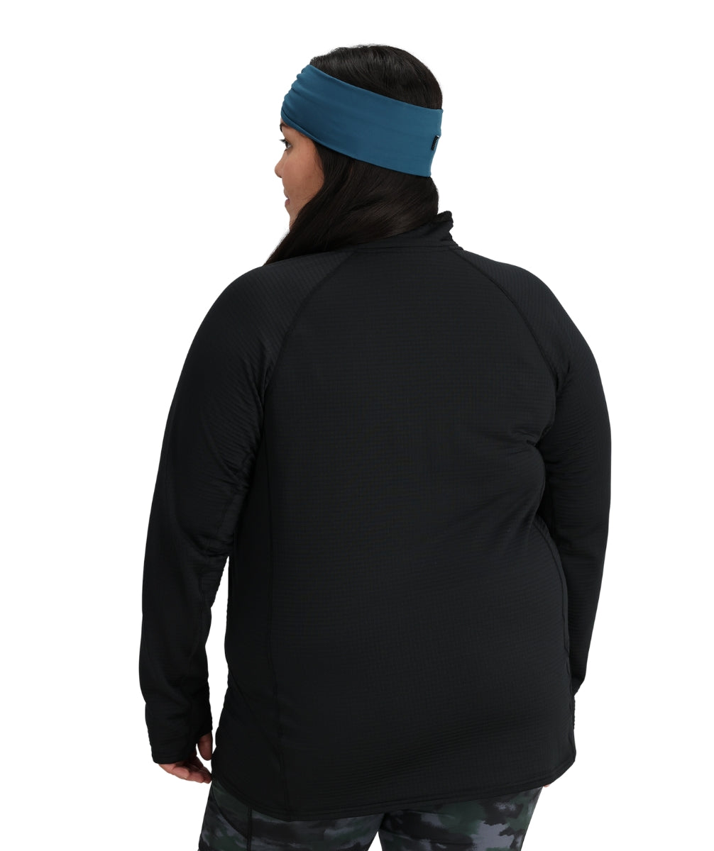 Outdoor Research Vigor Half Zip Women’s Plus Size Skivvy Black USA sizes 1X-4X