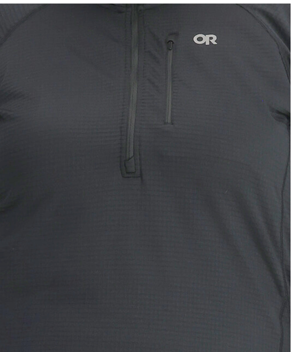 Outdoor Research Vigor Half Zip Women’s Plus Size Skivvy Black USA sizes 1X-4X
