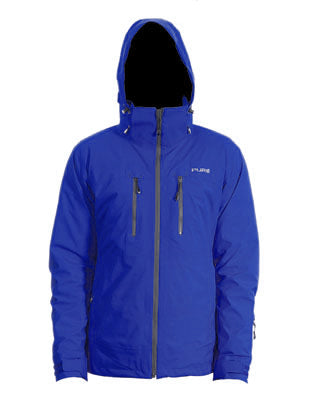 CLEARANCE - Pure Purist Shell Plus Size Shell Jacket Blue Size XL