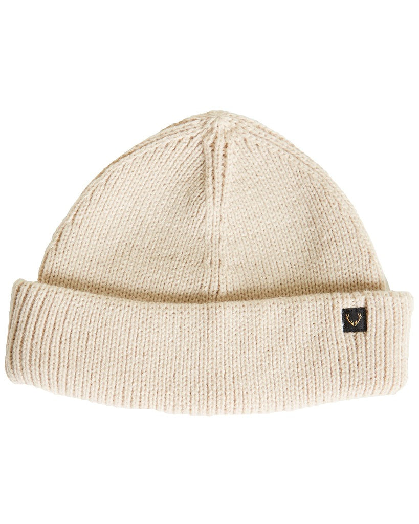 Rojo Shortie Beanie Cream White