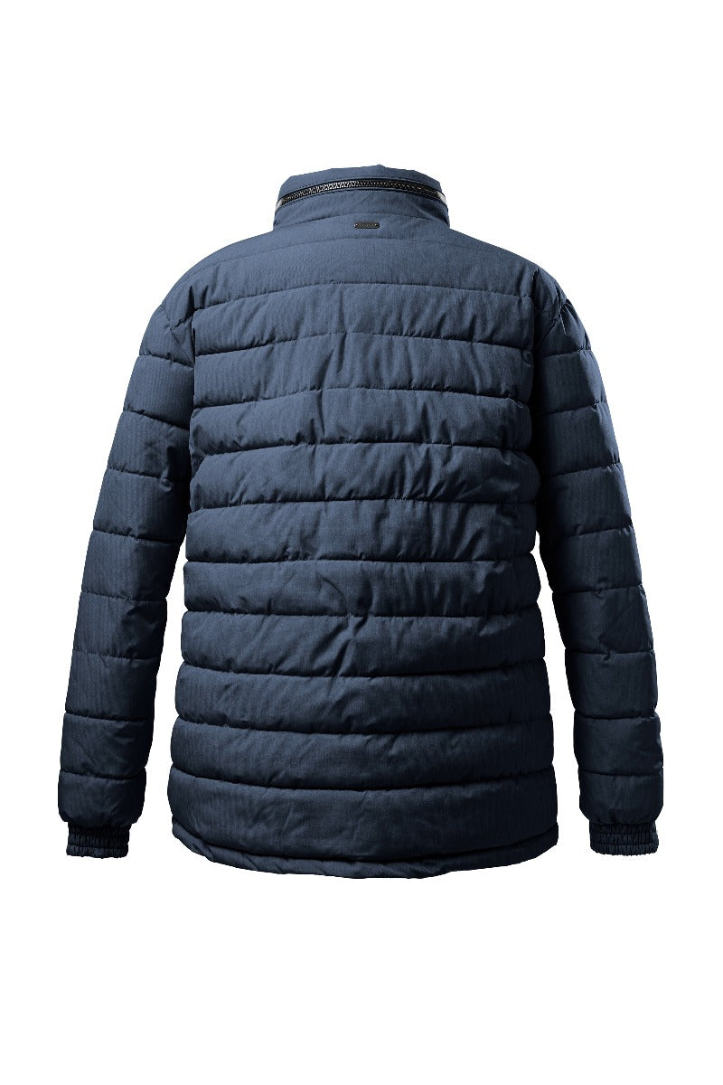 Stoy Friedrich Mens Plus Size Puffer Jacket Dark Navy Sizes 2XL