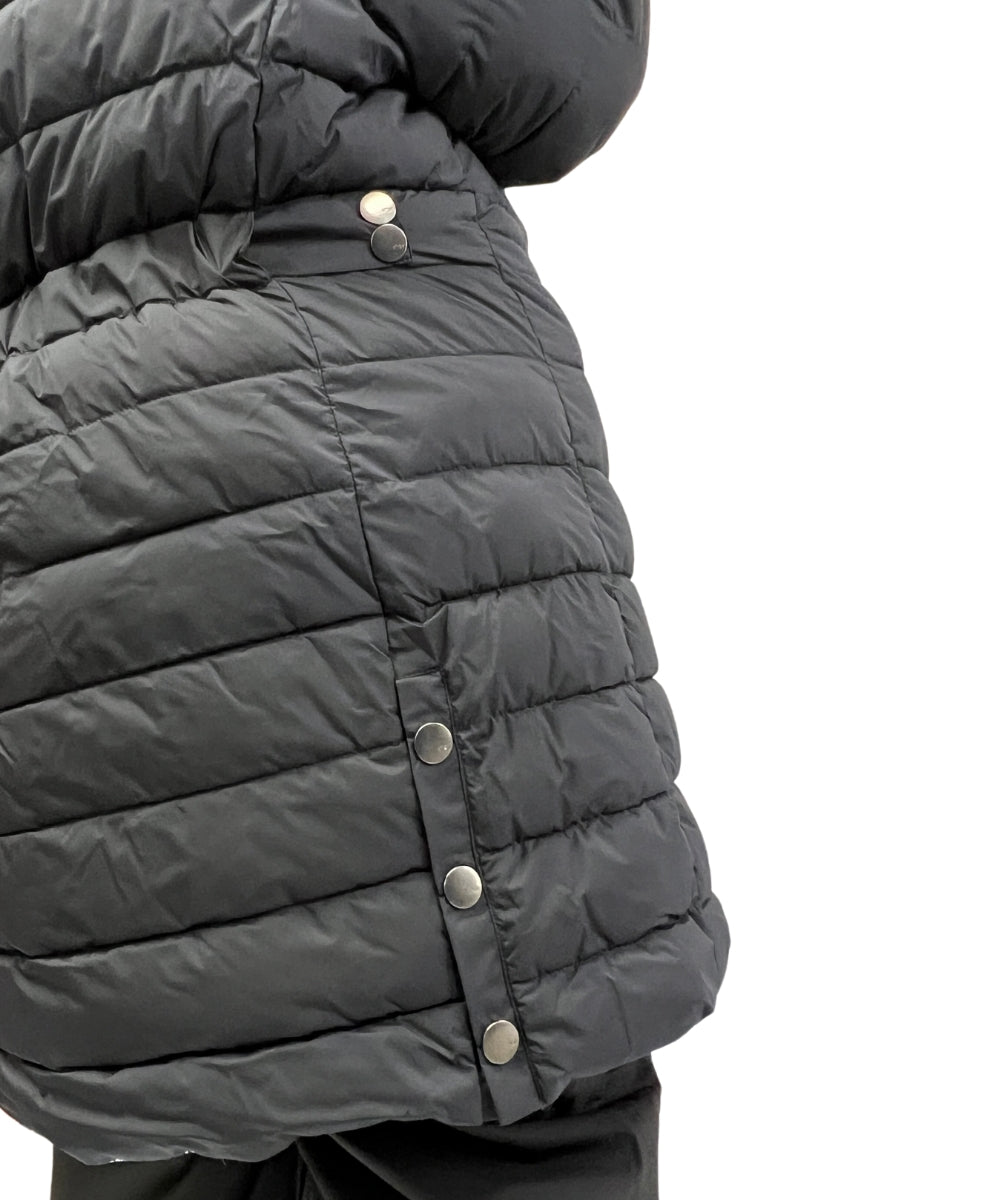 Stoy Abbess Women's Plus Size Long Puffer Winter Coat Navy sizes 20-26