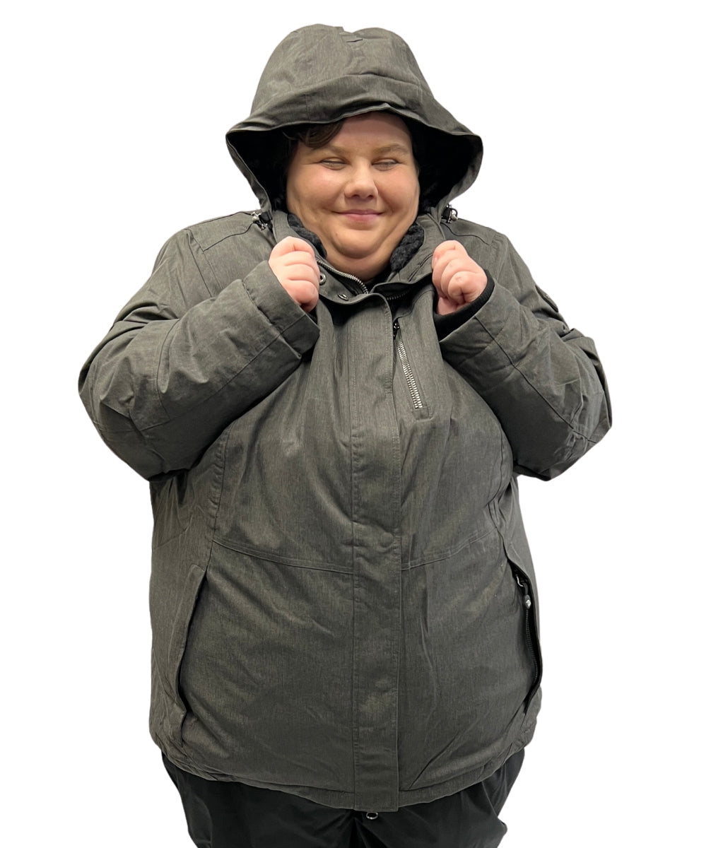 Stoy Abbey Tech Womens Plus Size Snow Jacket Anthracite sizes 24 & 26