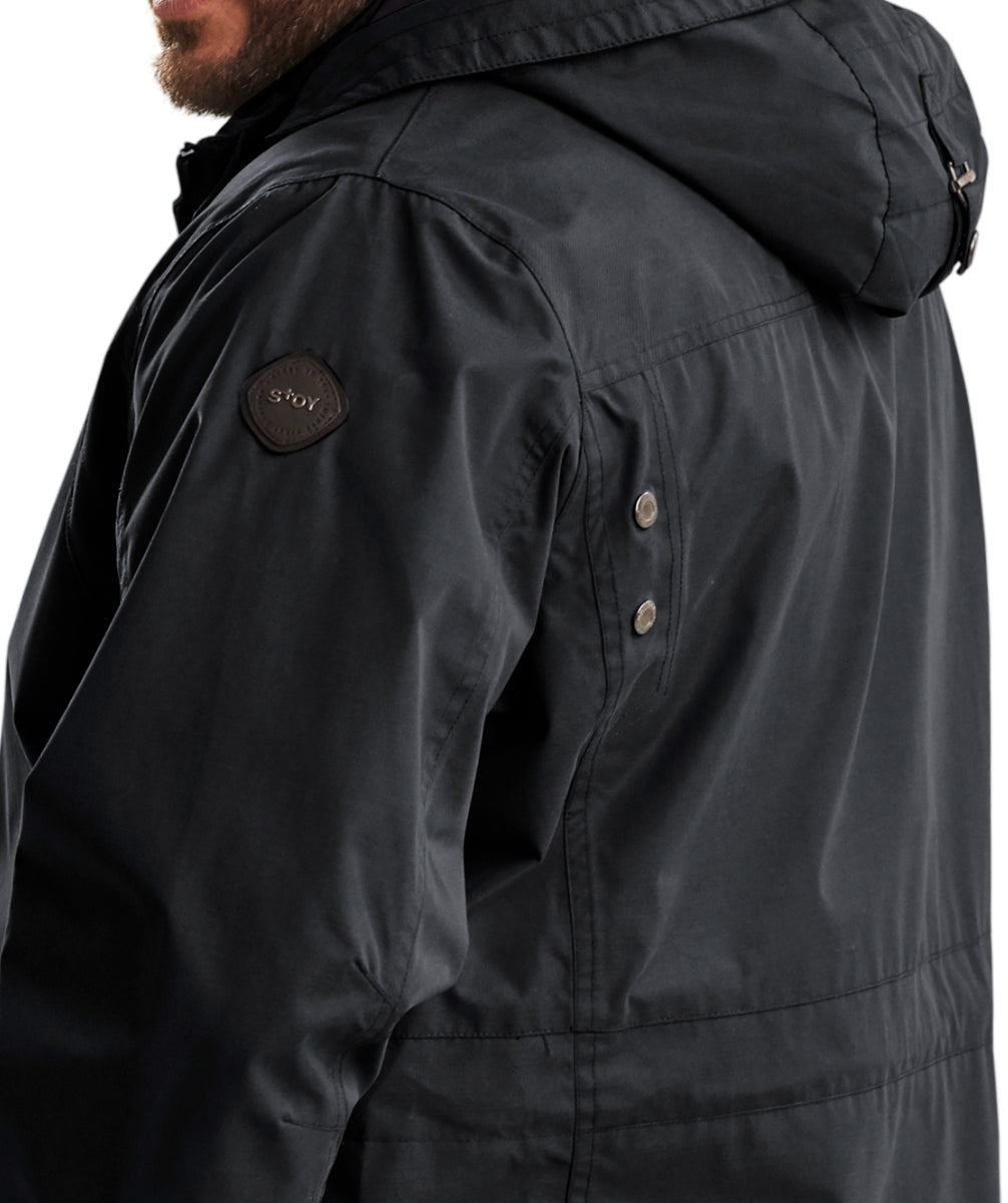STOY Ben Men’s Plus Size Shell Jacket Black Size 3XL