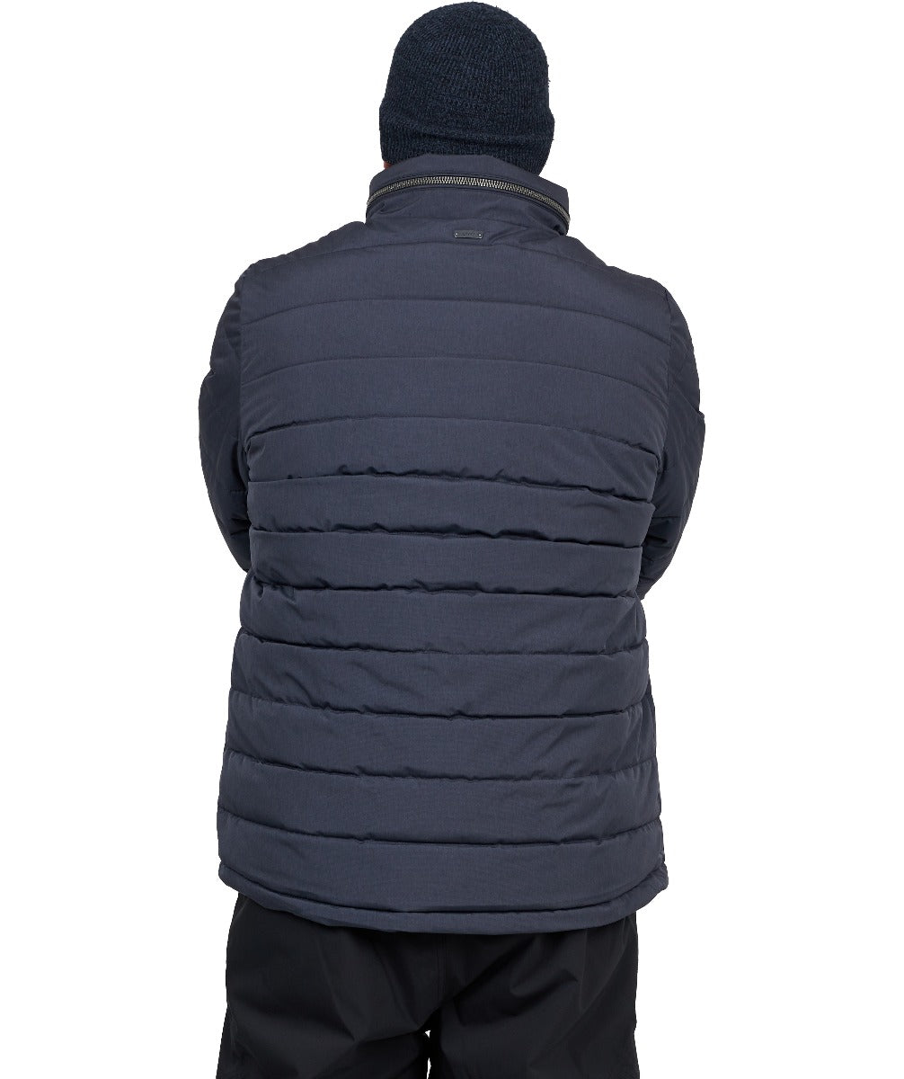 Stoy Friedrich Mens Plus Size Puffer Jacket Dark Navy Sizes 2XL