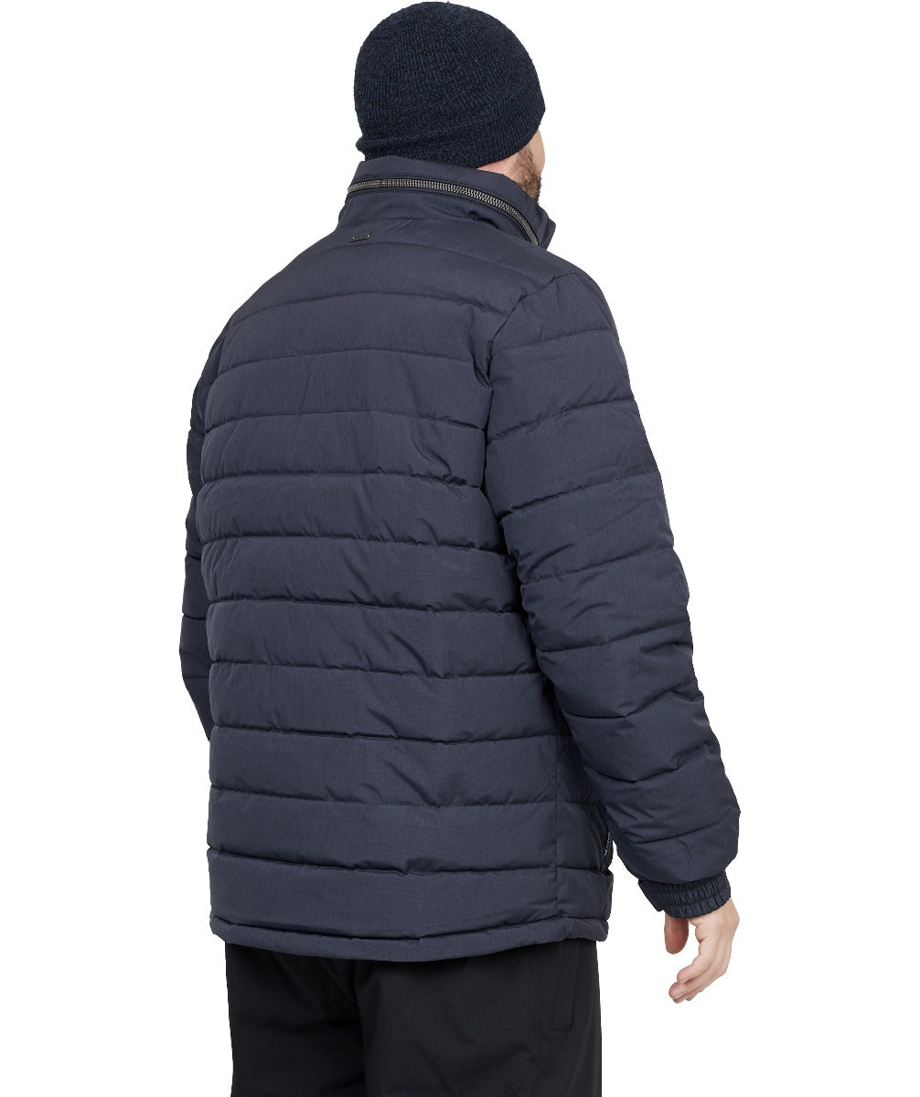 Stoy Friedrich Mens Plus Size Puffer Jacket Dark Navy Sizes 2XL