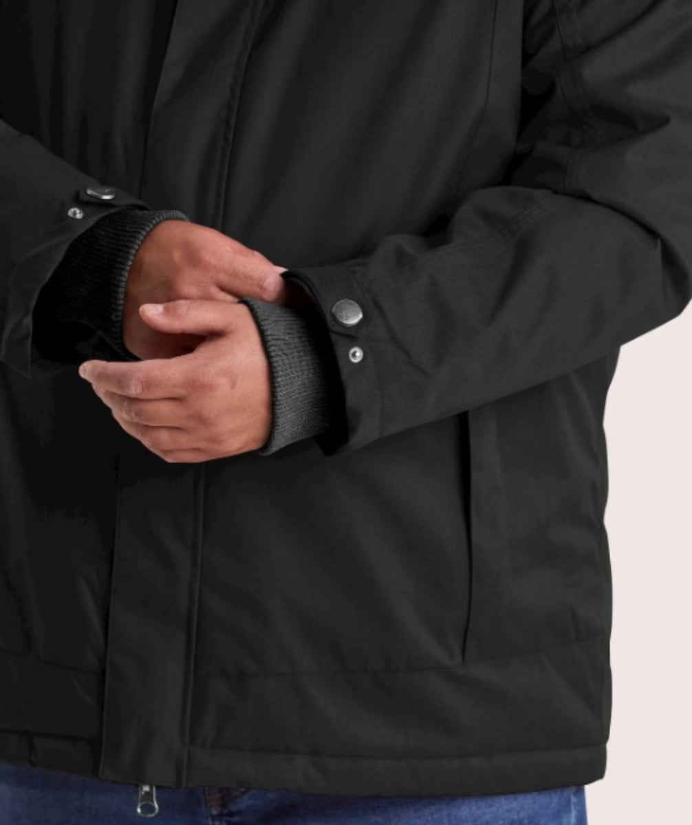 STOY Kale Men’s Plus Size Jacket Black & Grey Sizes 3XL - 6XL