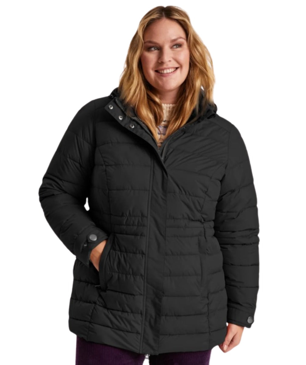 STOY Lina Women’s Puffer Plus Size Jacket Black sizes 20-22