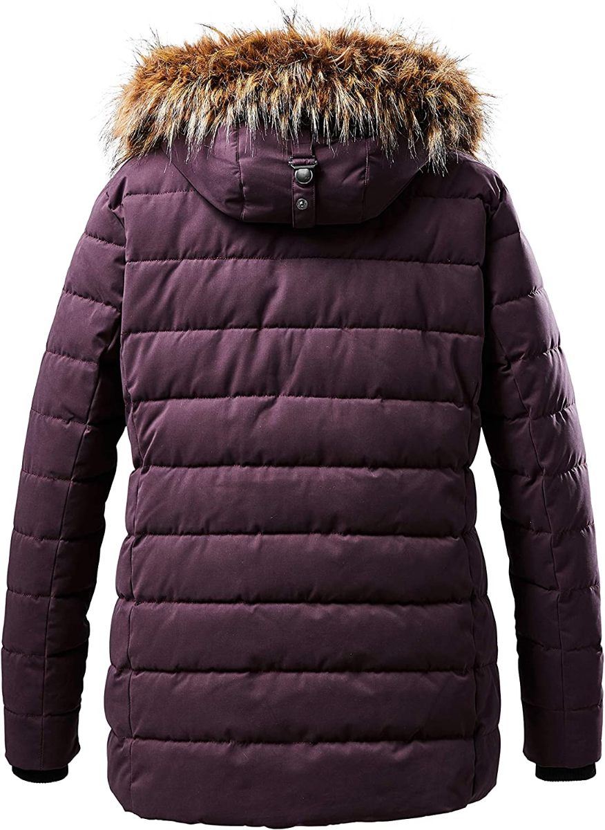 Stoy Sister Women's Plus Size Puffer Jacket Dark Purple Size 28