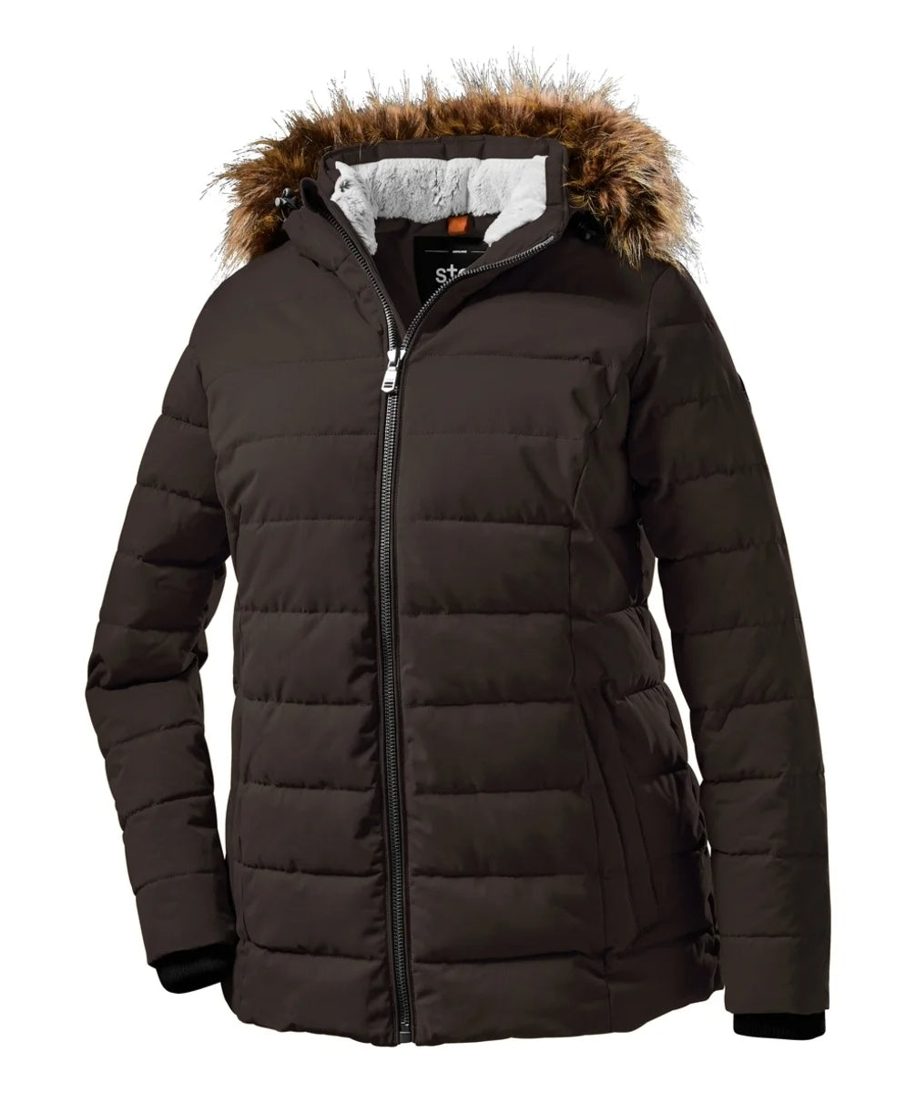 Stoy Sister Womens Plus Size Puffer Jacket Black sizes 20 & 26