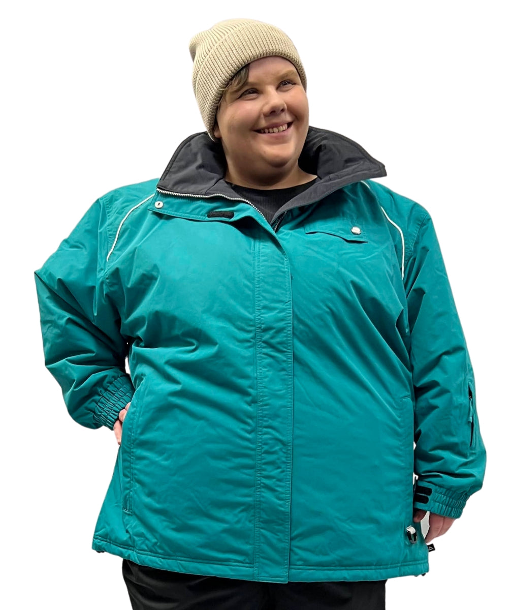 CLEARANCE - Vermont Snow Jacket Lagoona Plus Size 18