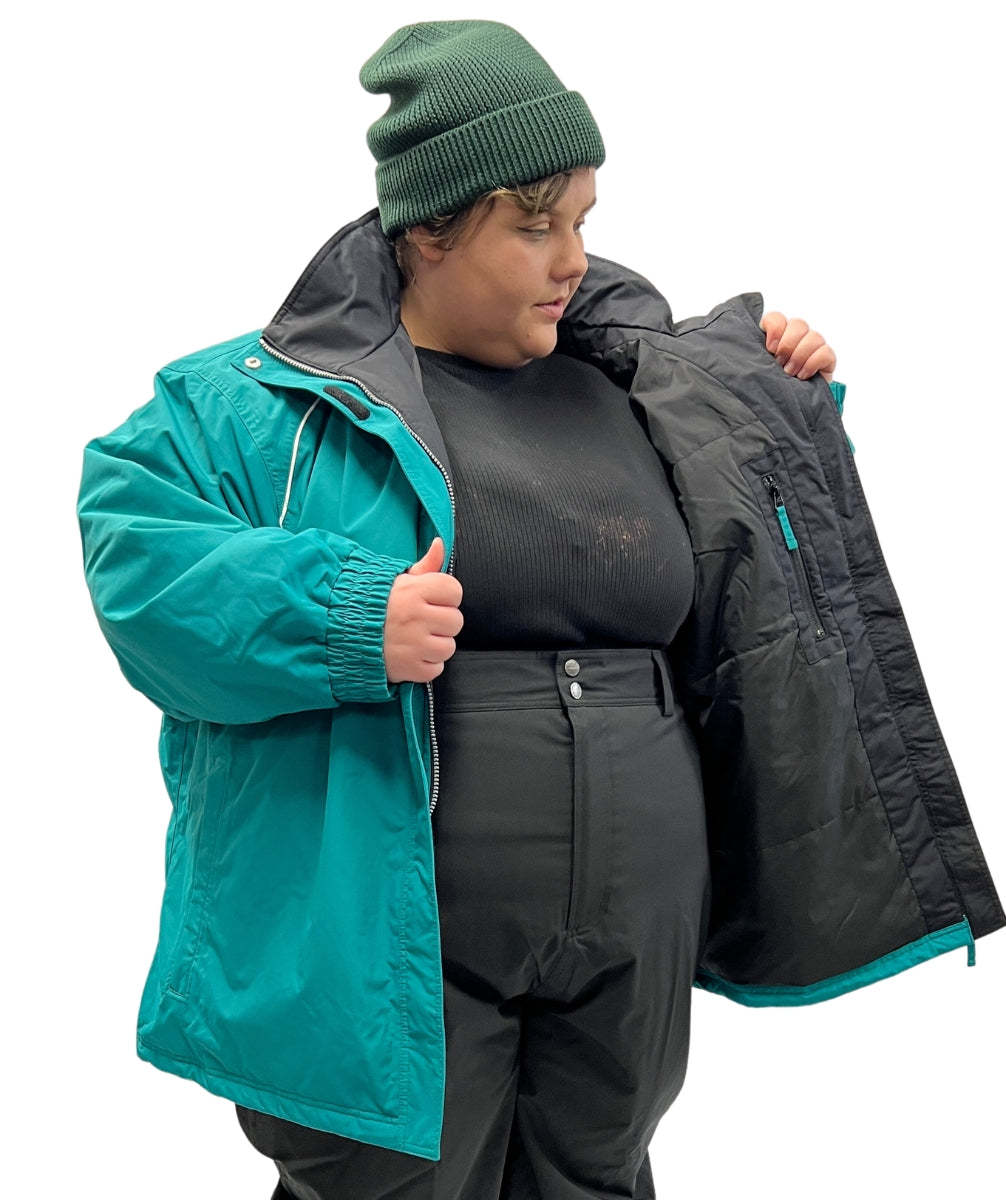 CLEARANCE - Vermont Snow Jacket Lagoona Plus Size 18