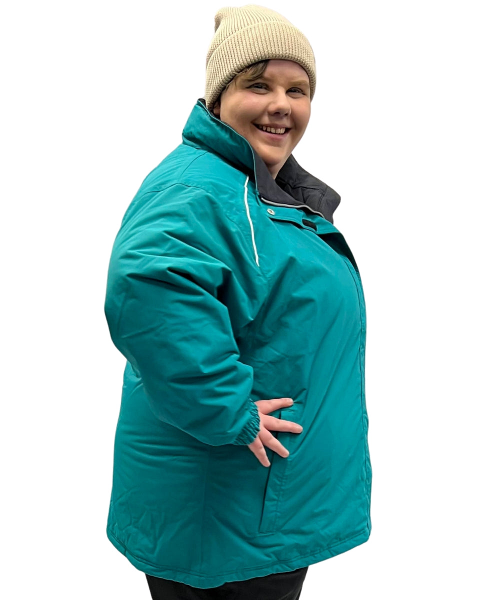 CLEARANCE - Vermont Snow Jacket Lagoona Plus Size 18