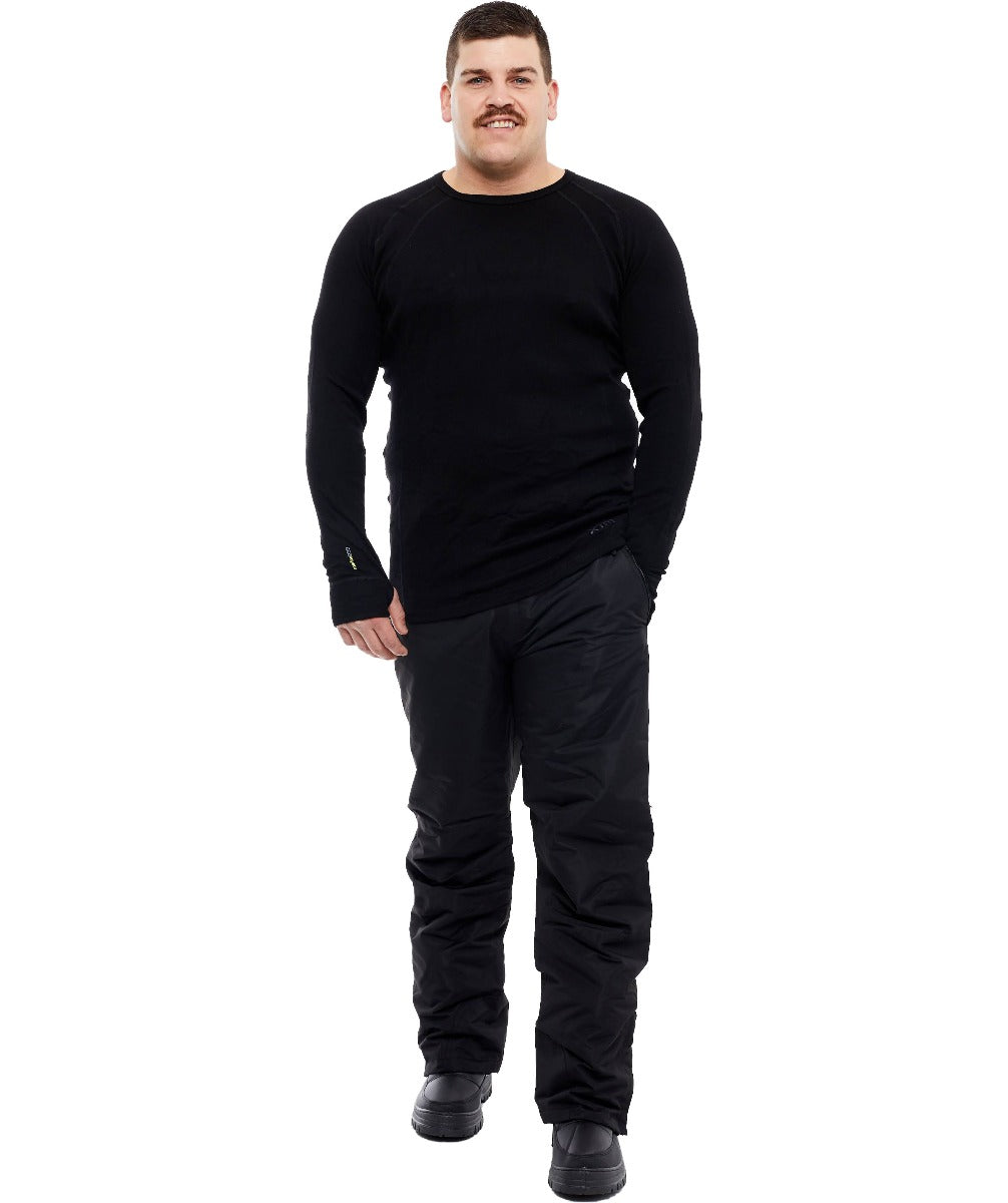 XTM Argentina Men's Plus Size Snow Pant Black 2XL-7XL