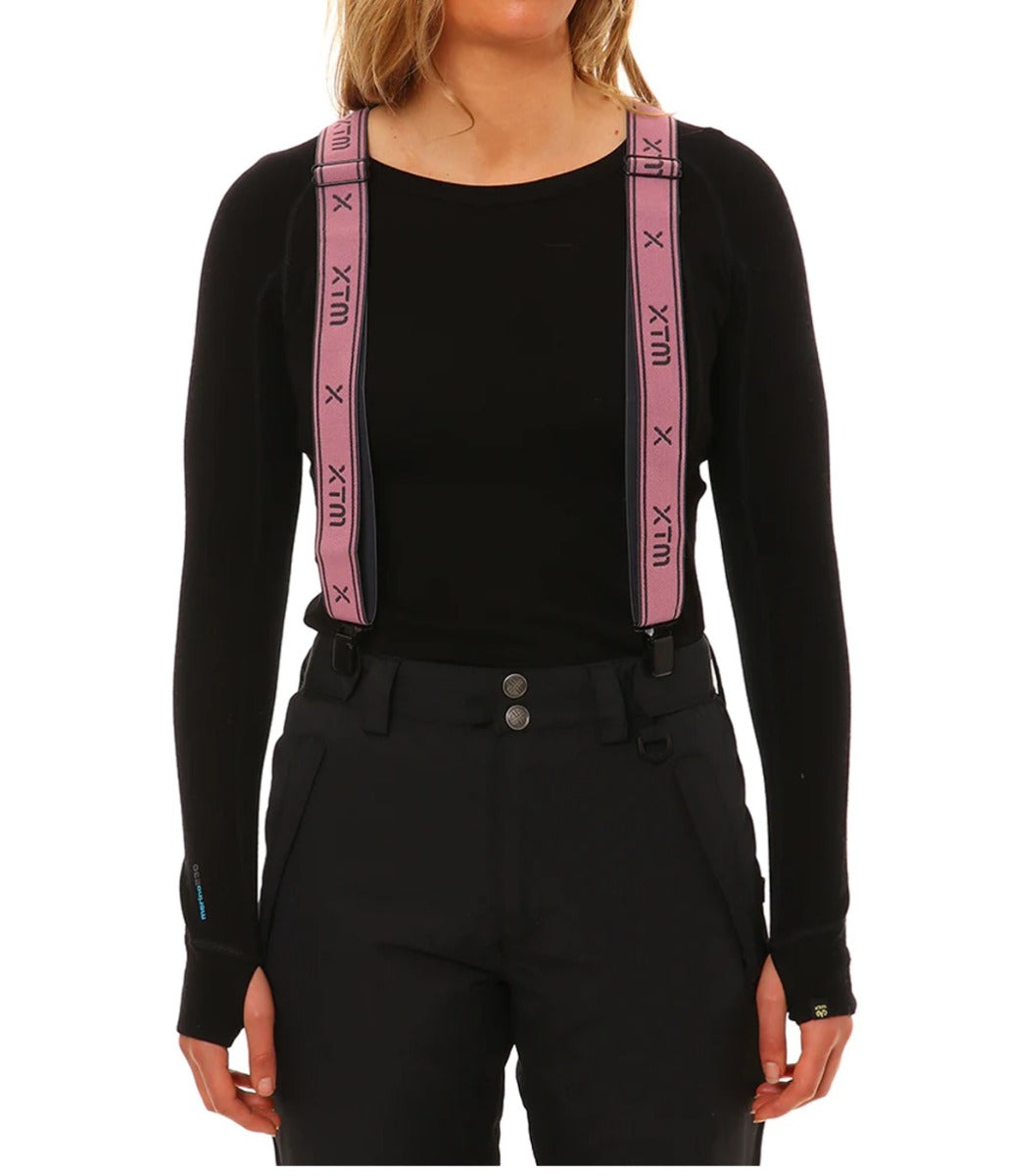 XTM Braces Suspenders Wide Strap Pink