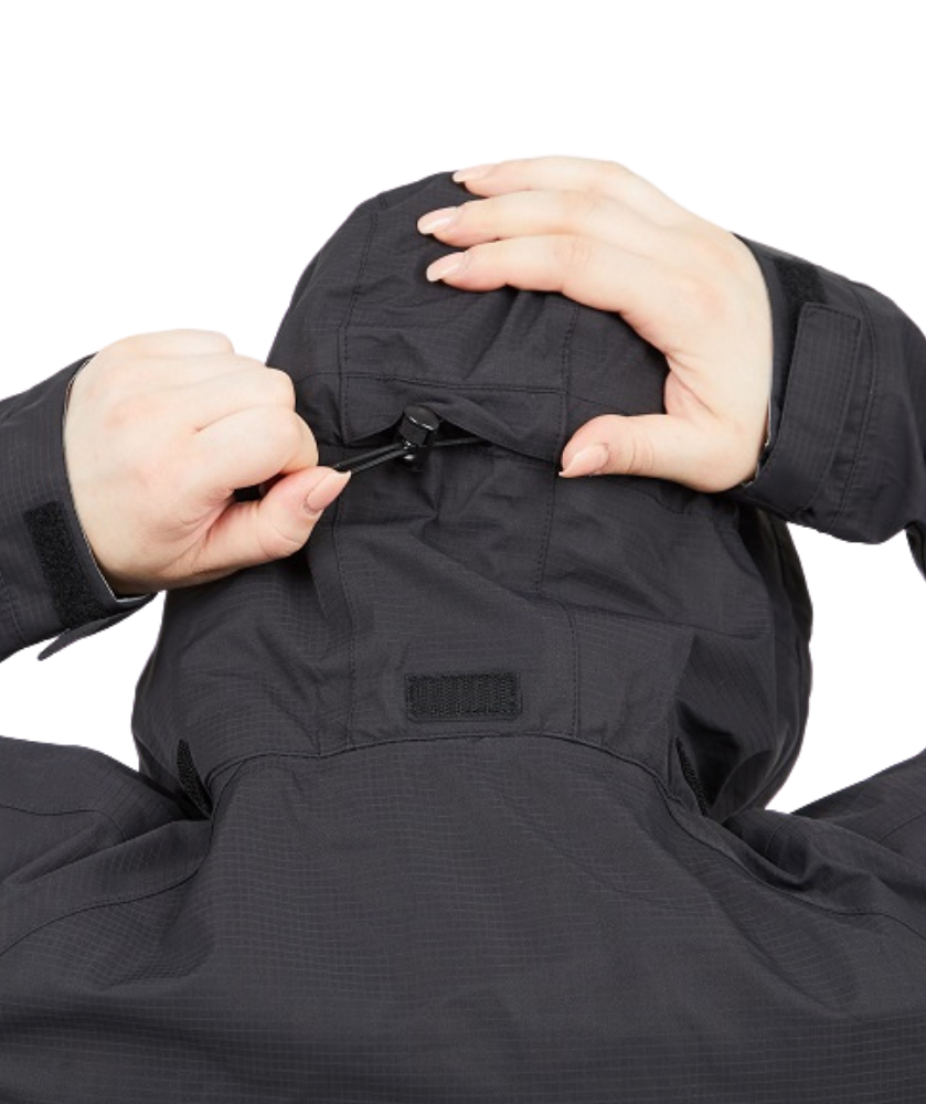 CLEARANCE - XTM Feathertop shell women's plus size rain Jacket Black Sizes 16-18