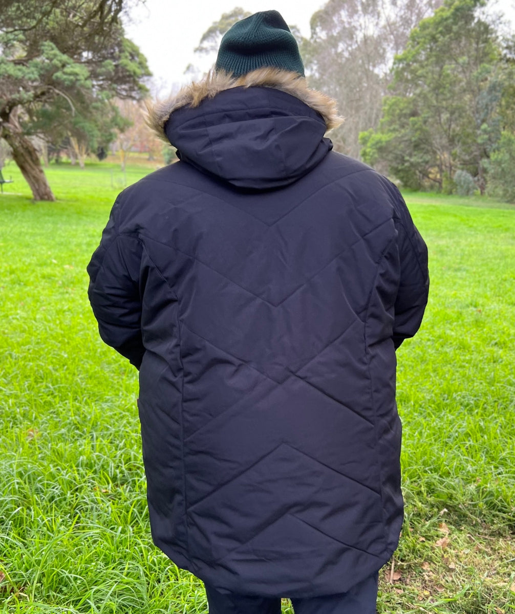 XTM Mont Blanc Womens Plus Size Long Jacket Black 18-22