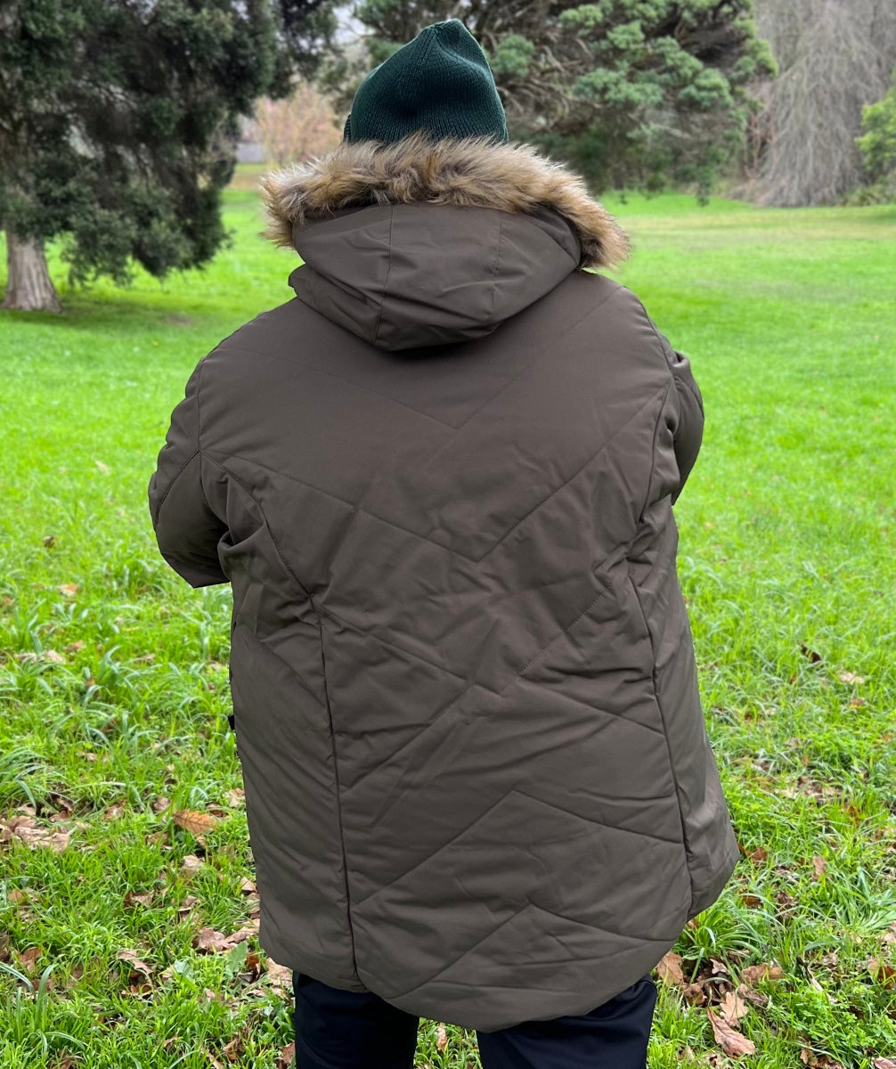 CLEARANCE - XTM Mont Blanc Womens Long Jacket Ivy Green 18-22