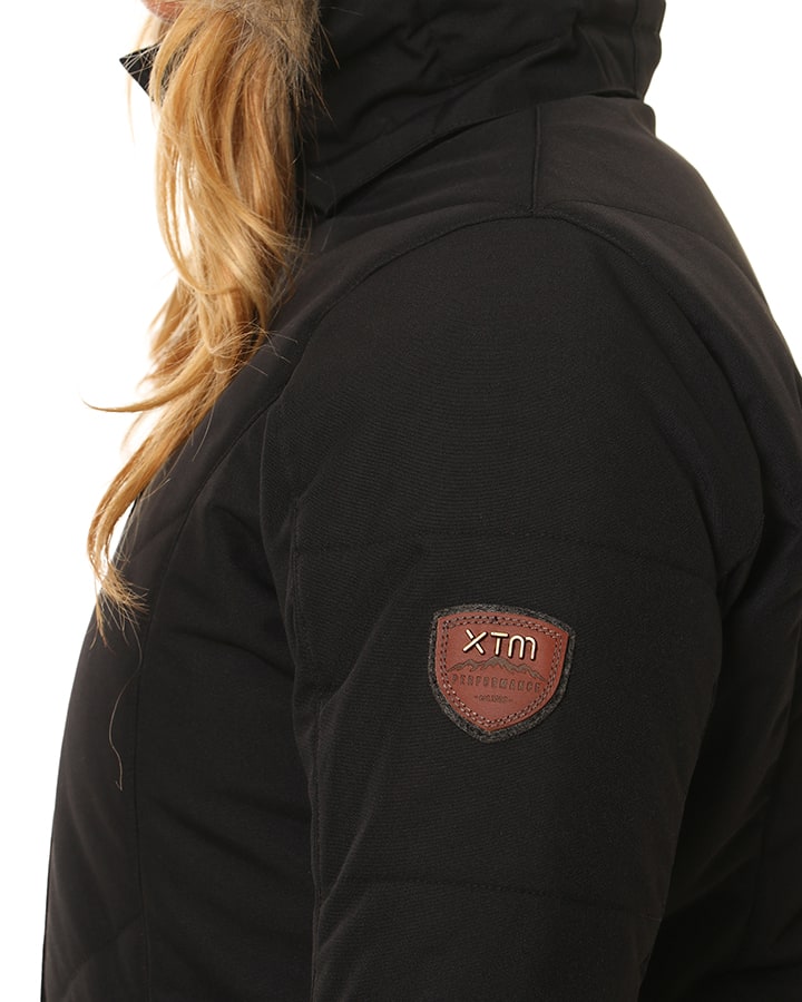 XTM Mont Blanc Womens Plus Size Long Jacket Black 18-22