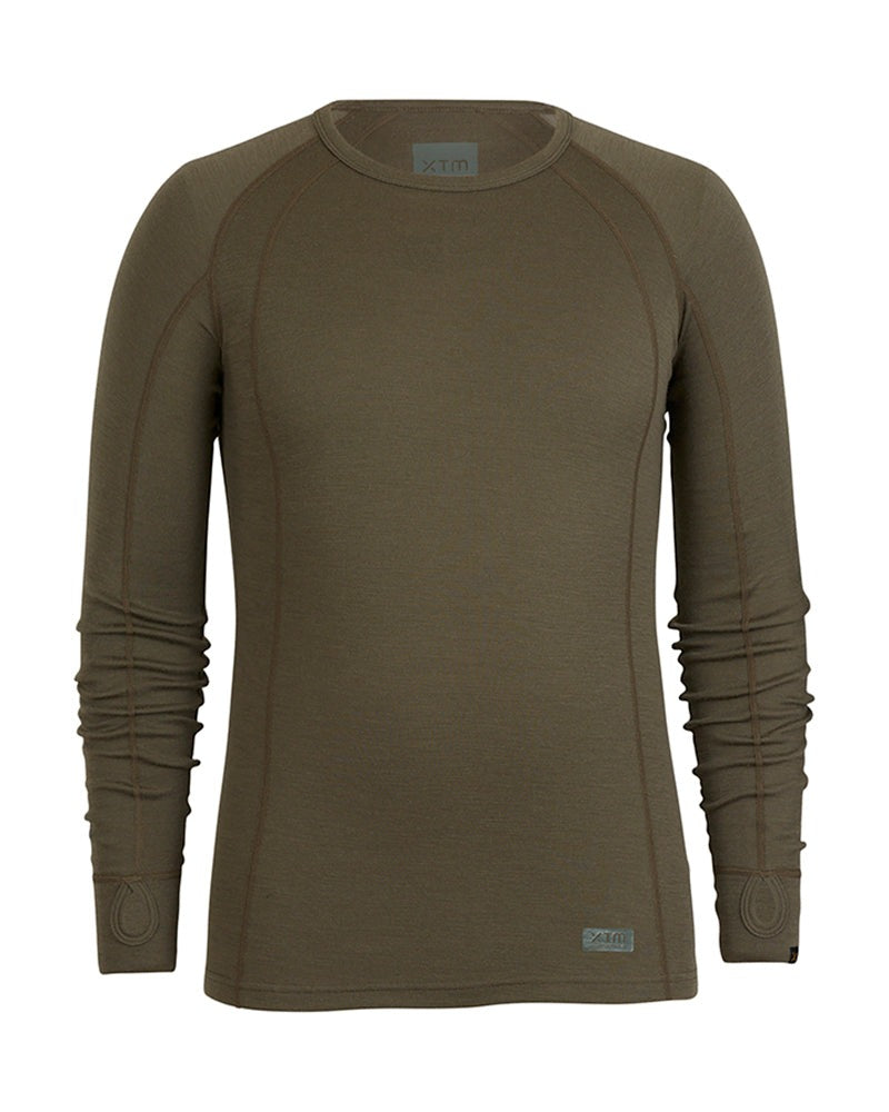 XTM Siberia Merino Wool Mens Plus Size Thermal Top Kalamata XL-3XL