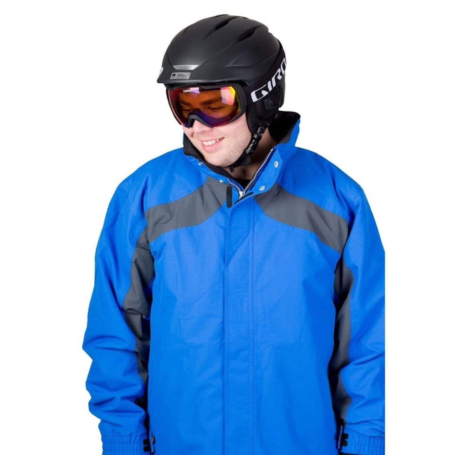 Aggress Treblecone Men's Plus Size Snow Jacket Blue 8XL