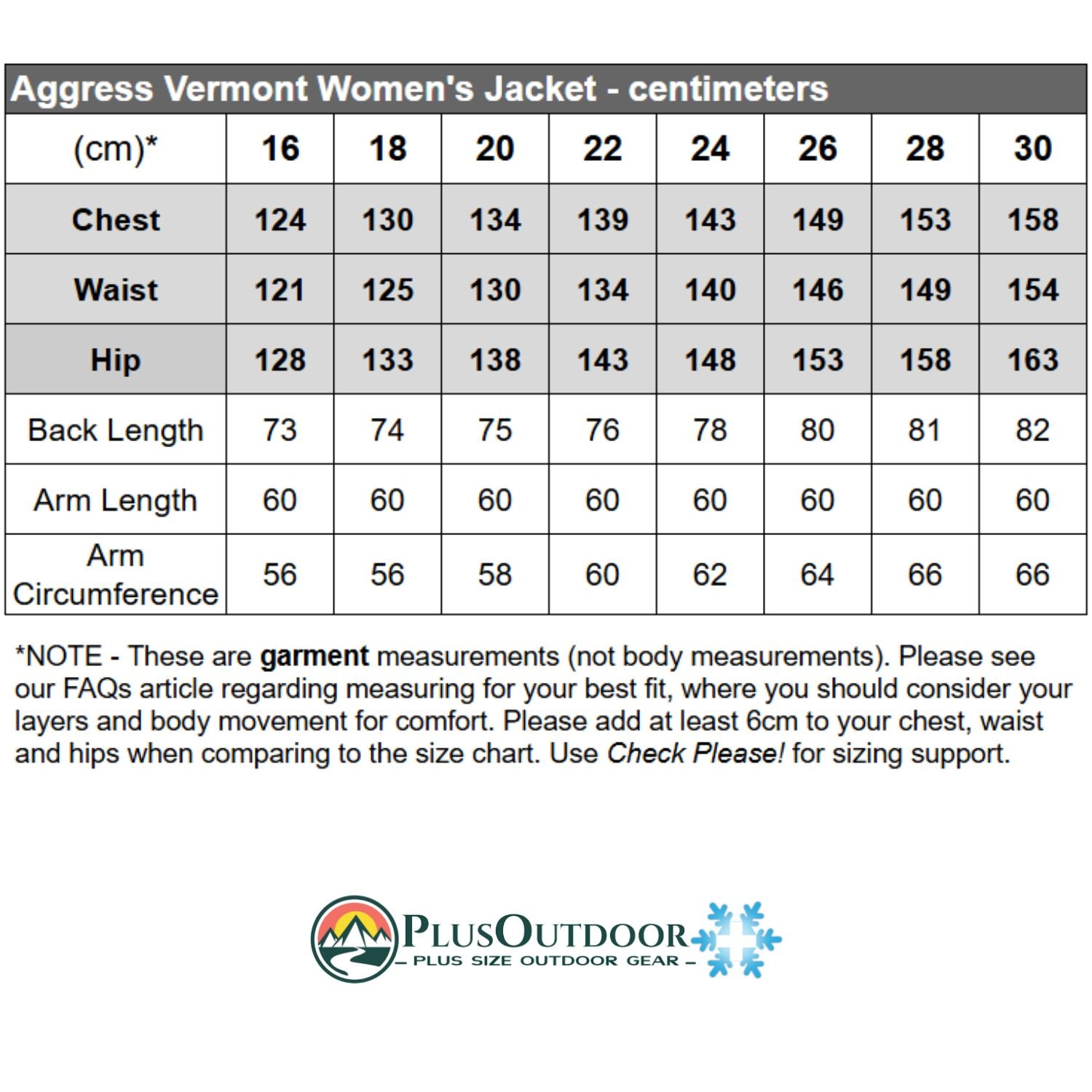 Vermont Plus Size Snow Jacket Black & Nespresso Plus Sizes 22 - 30
