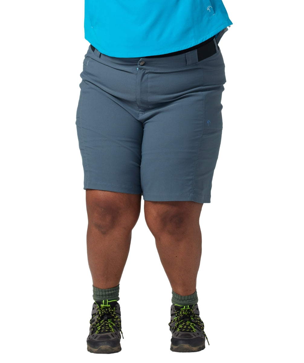 Alpine Parrot Cypress Women's Plus Size Shorts Grey USA Sizes 1 - 2