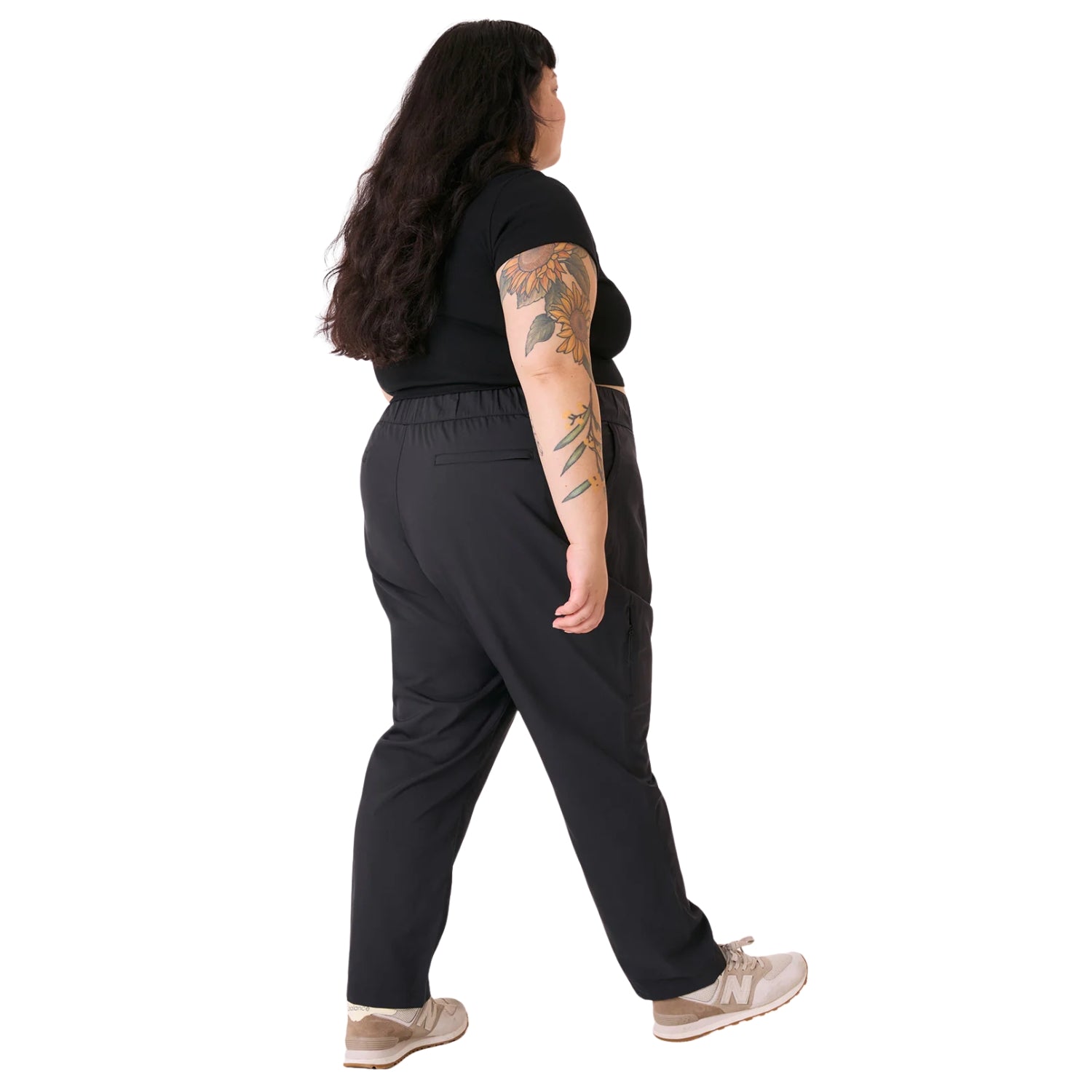 Amble Sundial Women's Hiking Pants Black Plus Sizes 3XL - 5XL