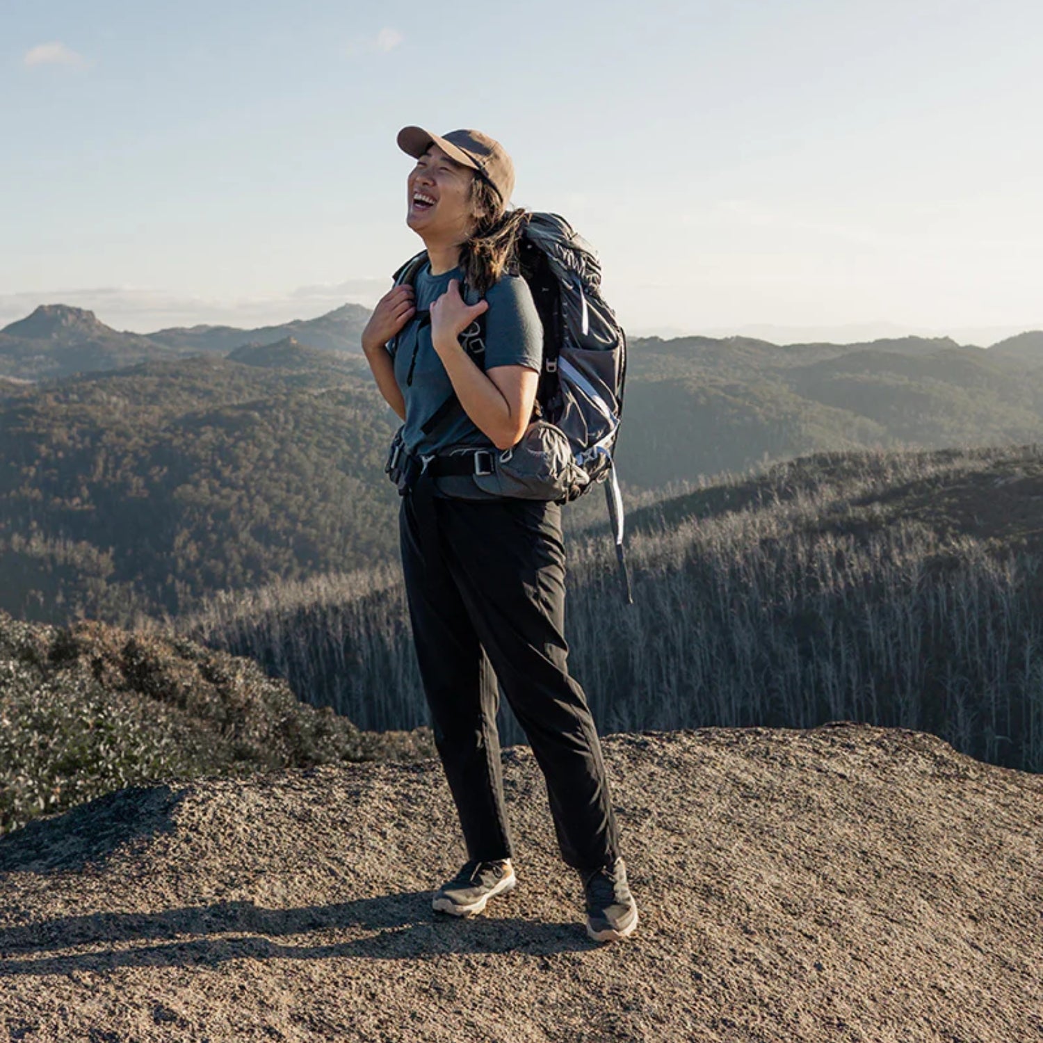 Amble Sundial Women's Hiking Pants Black Plus Sizes 3XL - 5XL