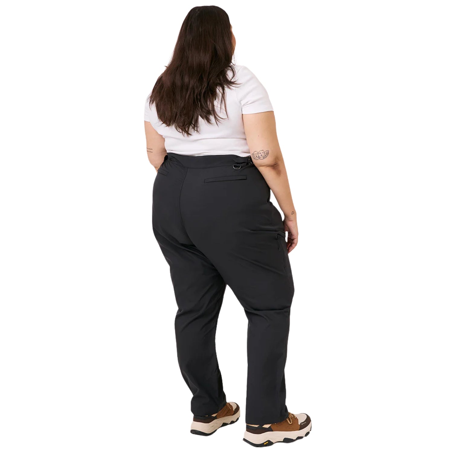 Amble Terra Women's Hiking Pants Black Plus Sizes 3XL - 5XL