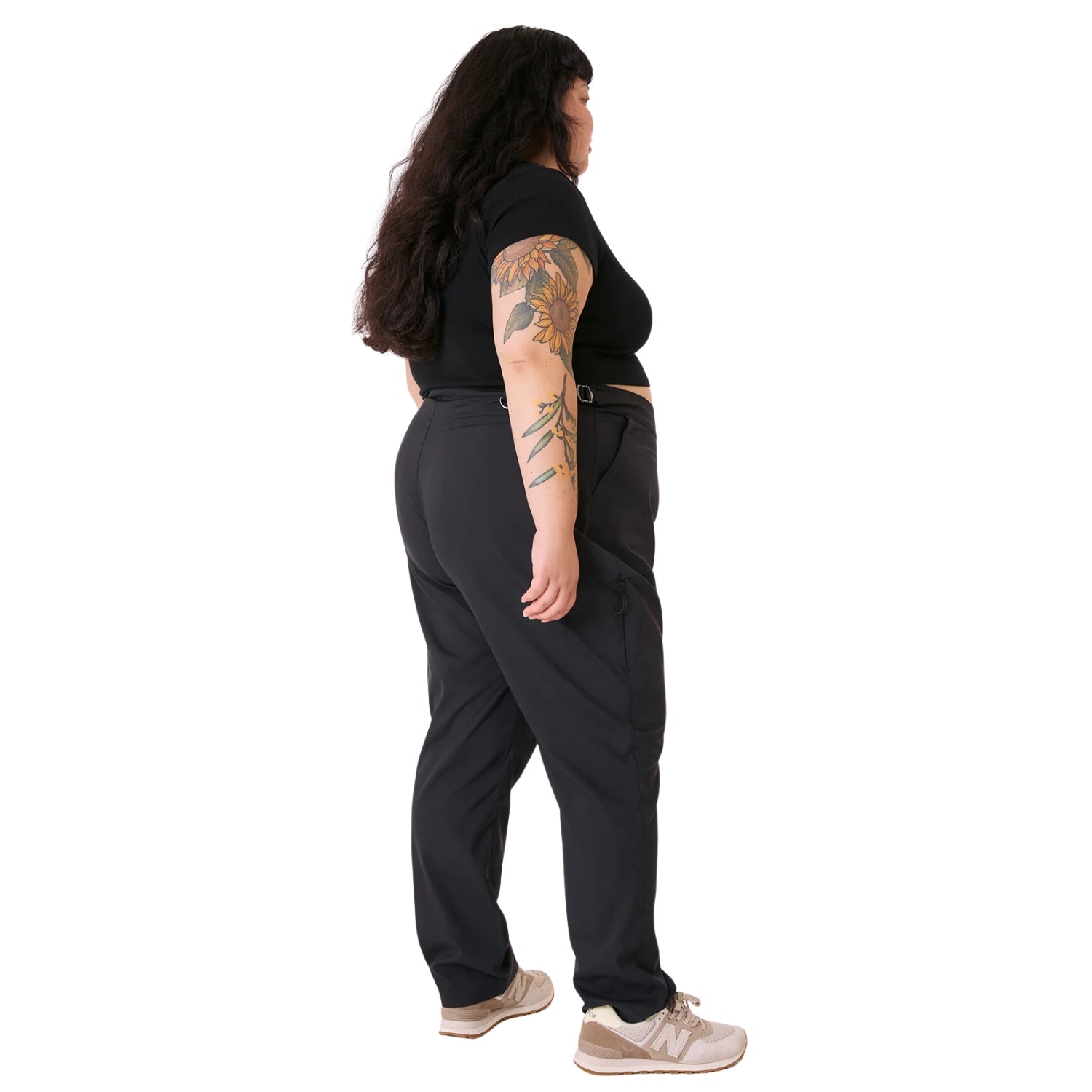 Amble Terra Women's Hiking Pants Black Plus Sizes 3XL - 5XL