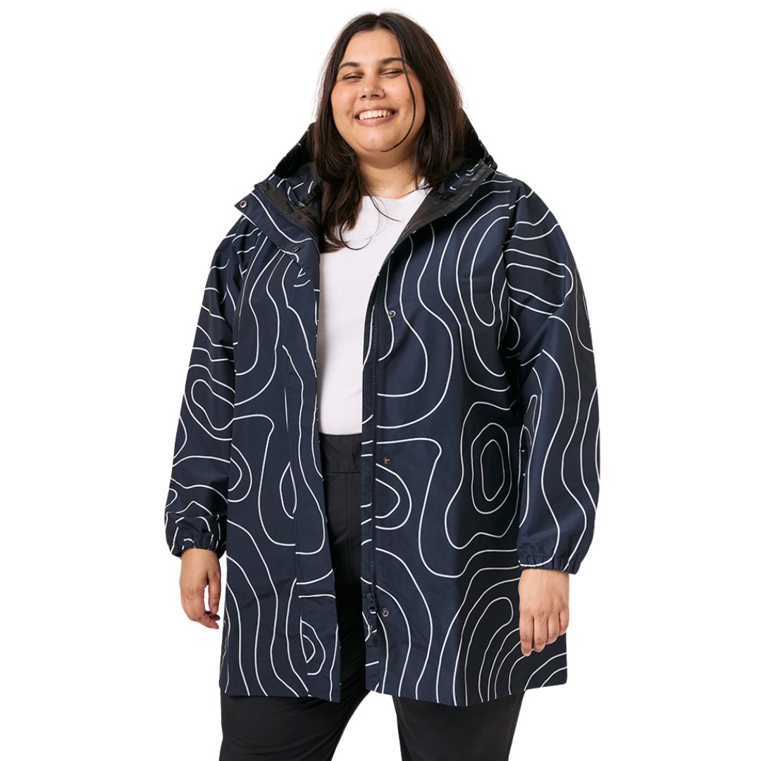 Amble Refuge Long Womens Plus Size Waterproof Jacket XL-5XL