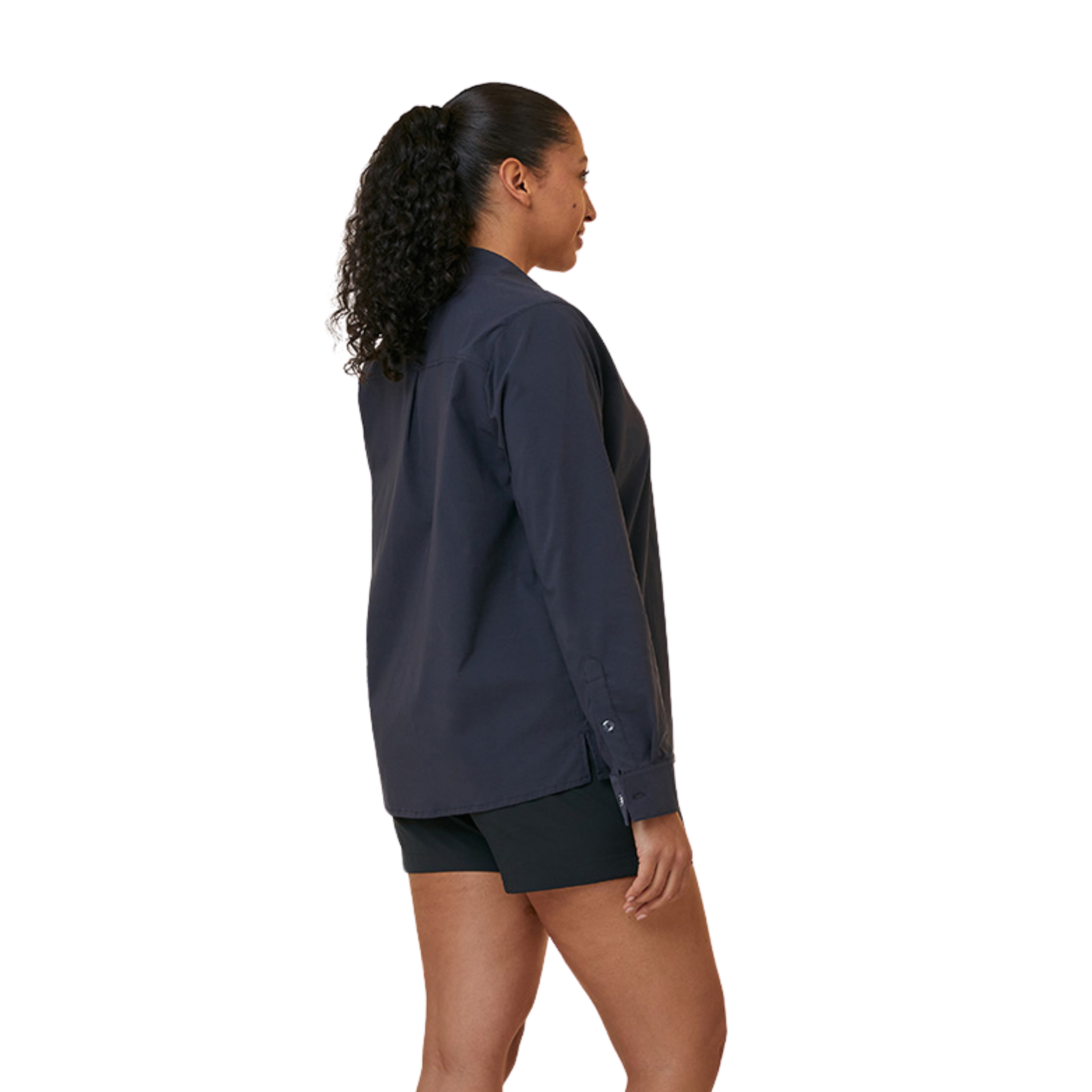 Amble Stirling Womens Plus Size Shirt Midnight Sizes 2XL - 4XL
