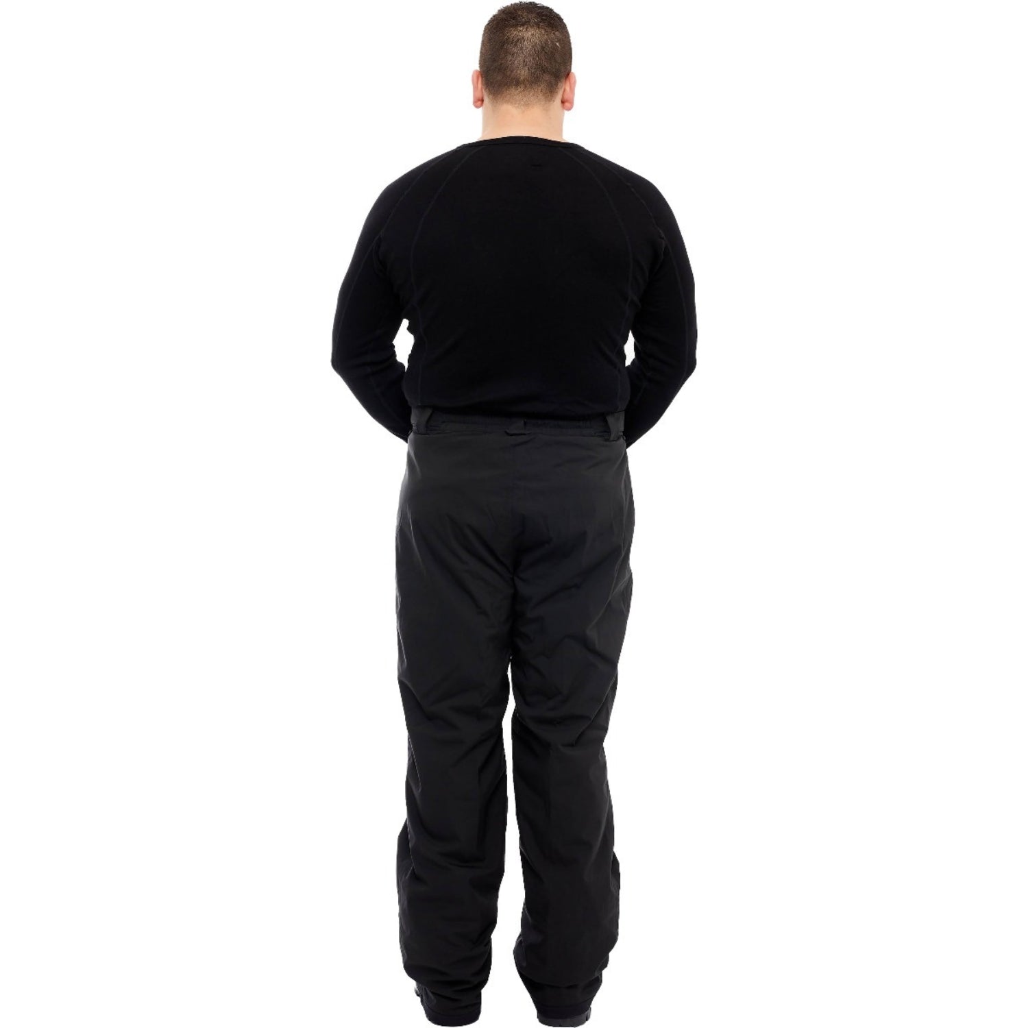 Cartel Arctic Stretch Mens Snow Pants Black Extra Short, Short & Regular 2XL-10XL