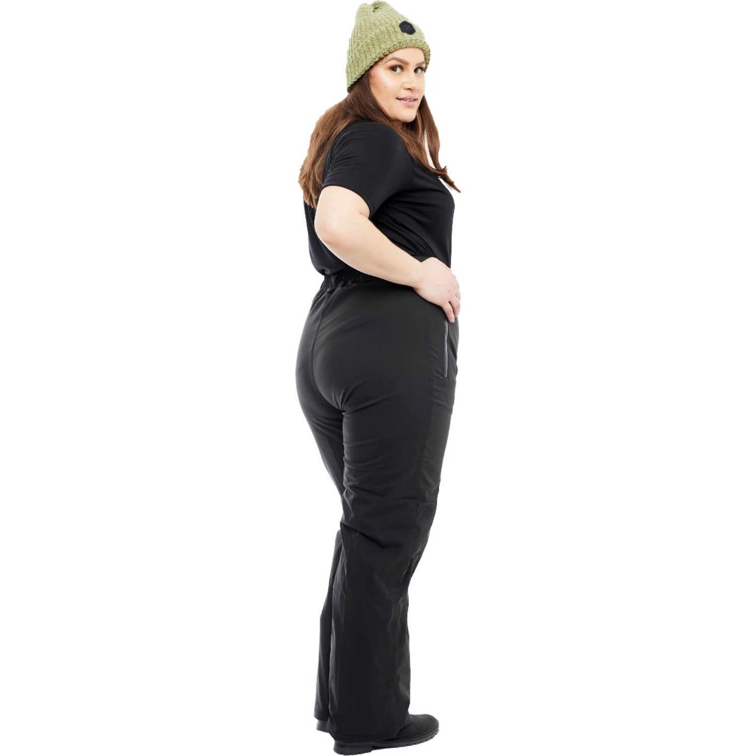 Cartel Arctic Stretch Womens Snow Pants Black Extra Short, Short & Regular 2XL-10XL