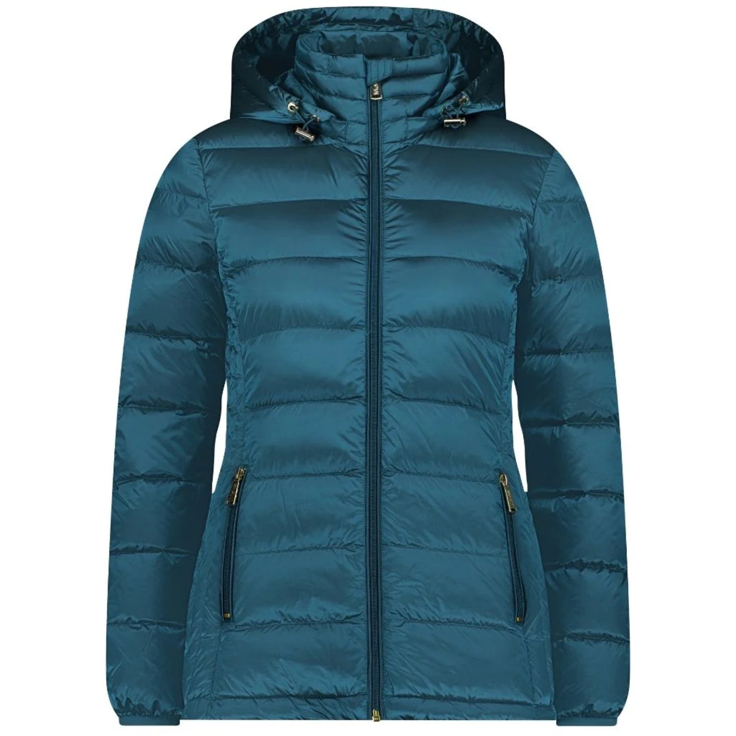 Moke Lynnette Women's Plus Size Down Jacket Teal 4XL