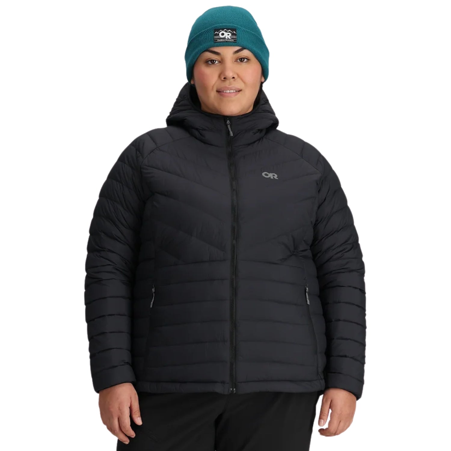 Pre-order: Outdoor Research Transcendent Hoodie Womens Down Puffer Plus Sizes 2X-4X