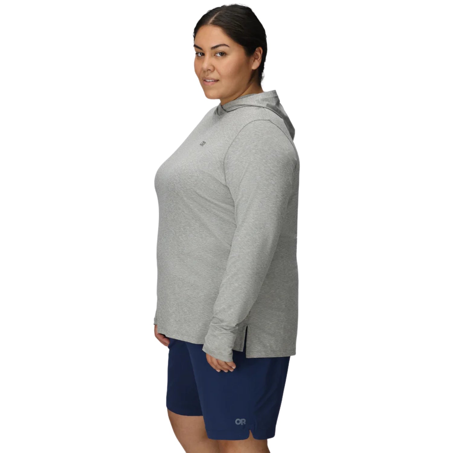 Outdoor Research ActiveIce Spectrum Plus Size Sun Hoodie Grey 2X-3X