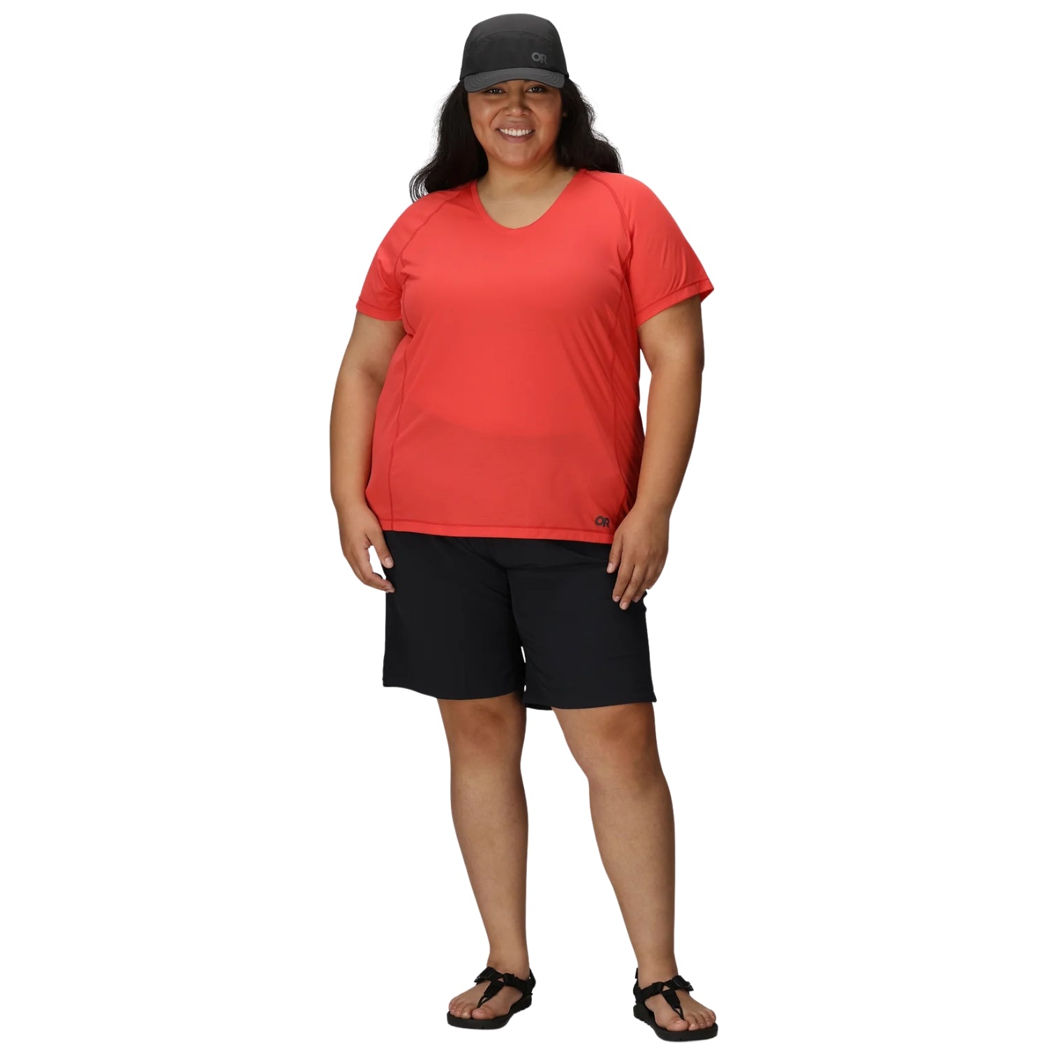 Pre-Order: Outdoor Research Echo Womens Plus Size T-Shirt Sunrise 2X - 4X