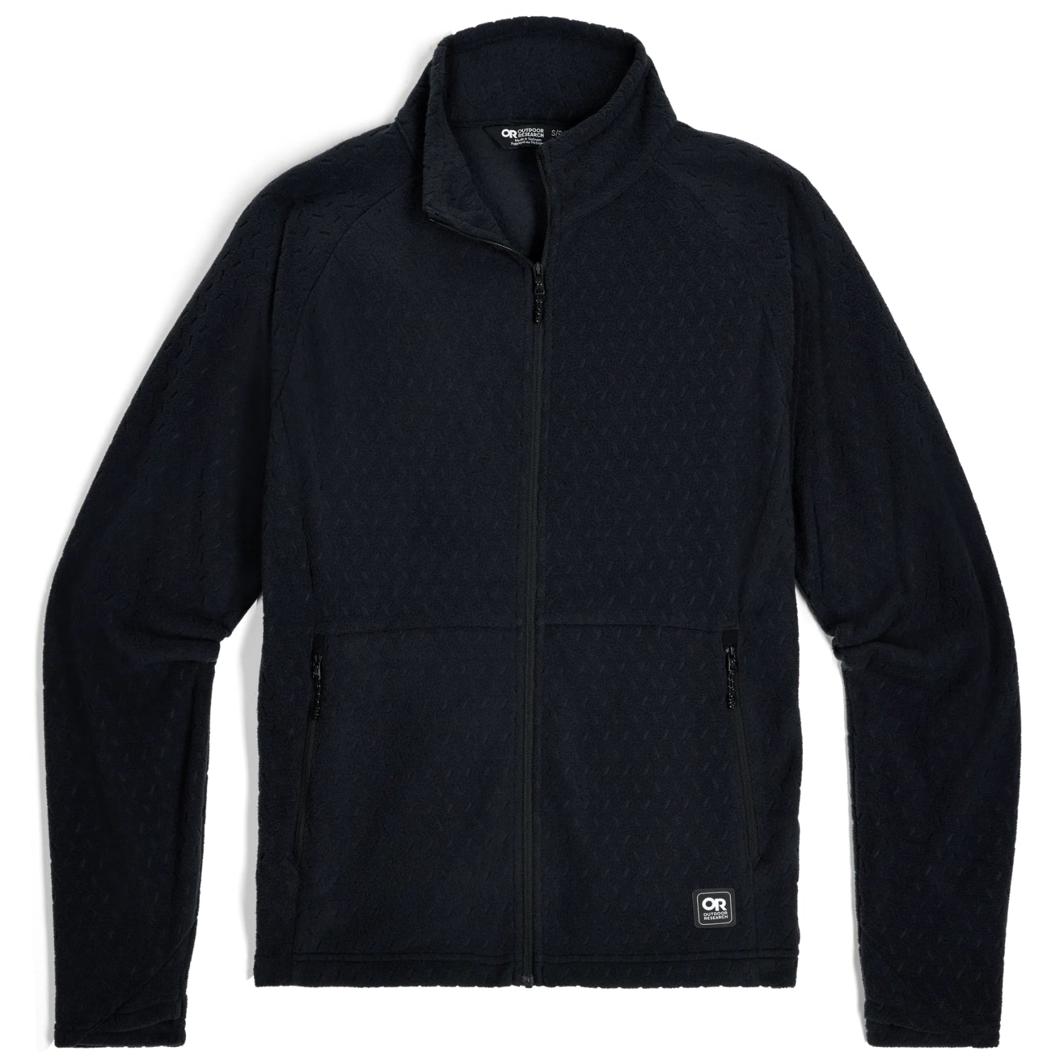 Outdoor Research Mega Trail Mix Womens Plus Size Full Zip Fleece Black