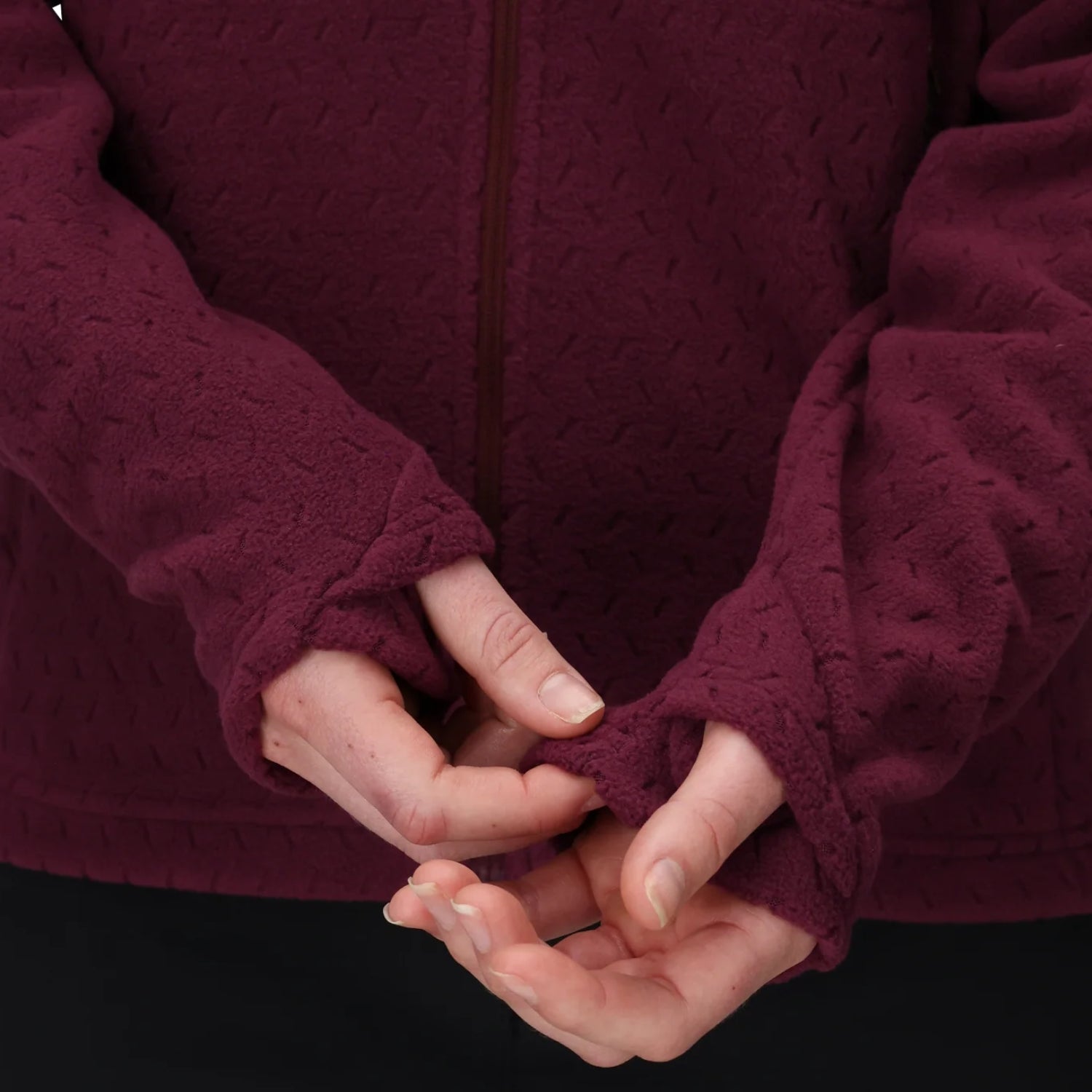 Outdoor Research Mega Trail Mix Womens Plus Size Full Zip Fleece Winterberry